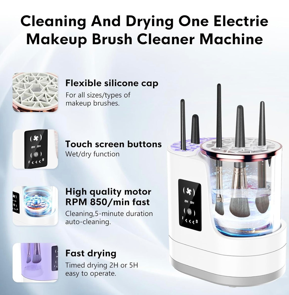 FreshBrush™ Wash &Dry Brushes In 60 Seconds